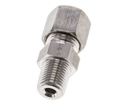1/4'' NPT Male x 8S Stainless steel Straight Cutting Ring 630 Bar DIN 2353