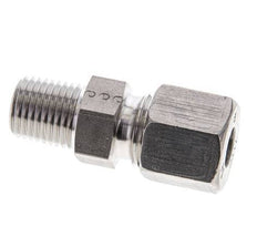 1/4'' NPT Male x 8S Stainless steel Straight Cutting Ring 630 Bar DIN 2353