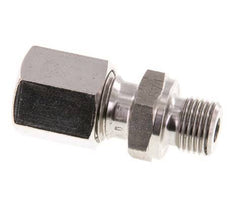 G 1/8'' Male x 6L Anneau de coupe droit en acier inoxydable 315 Bar DIN 2353