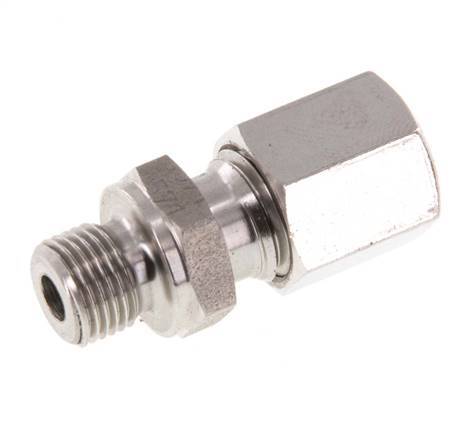 G 1/8'' Male x 6L Anneau de coupe droit en acier inoxydable 315 Bar DIN 2353