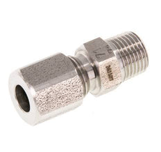 R 1/8'' mâle x 6LL Anneau de coupe droit en acier inoxydable 100 Bar DIN 2353