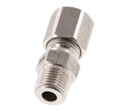 R 1/8'' mâle x 6LL Anneau de coupe droit en acier inoxydable 100 Bar DIN 2353