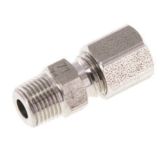 R 1/8'' mâle x 6LL Anneau de coupe droit en acier inoxydable 100 Bar DIN 2353