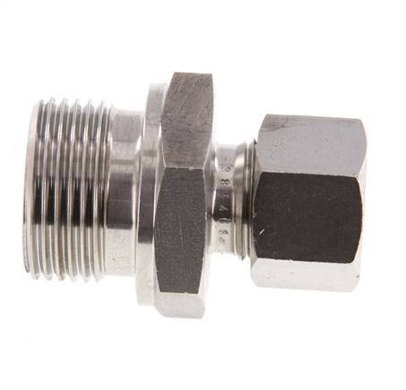 G 3/4'' Male x 12L Anneau de coupe droit en acier inoxydable 315 Bar DIN 2353