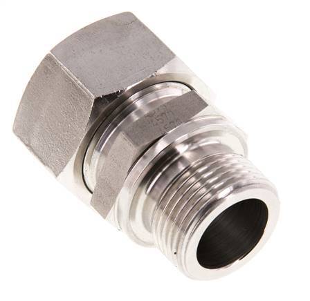G 3/4'' mâle x 22L Anneau de coupe droit en acier inoxydable 160 Bar DIN 2353