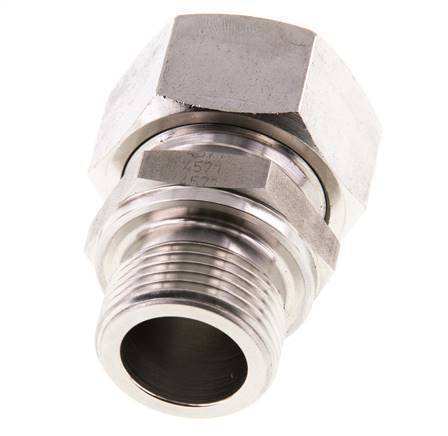 G 3/4'' mâle x 22L Anneau de coupe droit en acier inoxydable 160 Bar DIN 2353