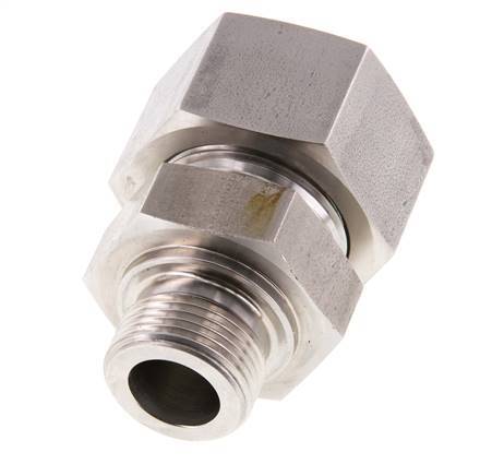G 3/4'' mâle x 25S Anneau de coupe droit en acier inoxydable 400 Bar DIN 2353