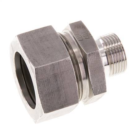 G 3/4'' mâle x 35L Anneau de coupe droit en acier inoxydable 160 Bar DIN 2353