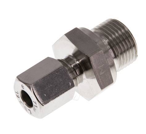 G 3/8'' Male x 6L Anneau de coupe droit en acier inoxydable 315 Bar DIN 2353