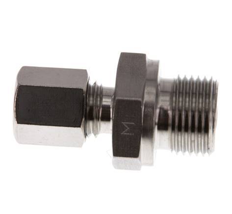G 3/8'' Male x 6L Anneau de coupe droit en acier inoxydable 315 Bar DIN 2353