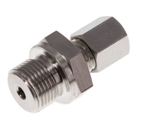 G 3/8'' Male x 6L Anneau de coupe droit en acier inoxydable 315 Bar DIN 2353