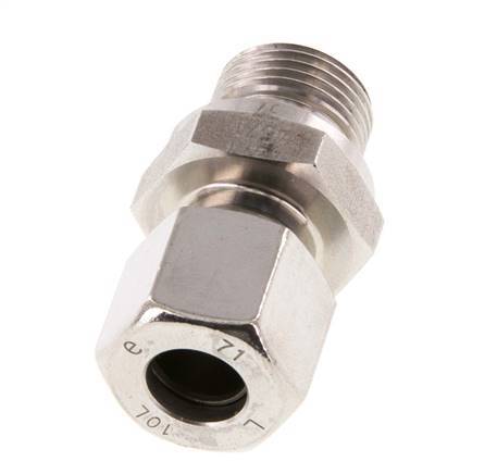 G 3/8'' Male x 10L Anneau de coupe droit en acier inoxydable 315 Bar DIN 2353