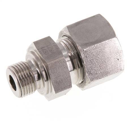 G 3/8'' mâle x 16S Anneau de coupe droit en acier inoxydable 400 Bar DIN 2353