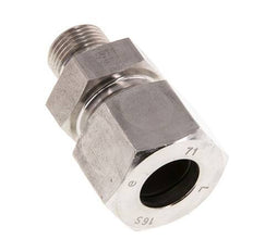G 3/8'' mâle x 16S Anneau de coupe droit en acier inoxydable 400 Bar DIN 2353