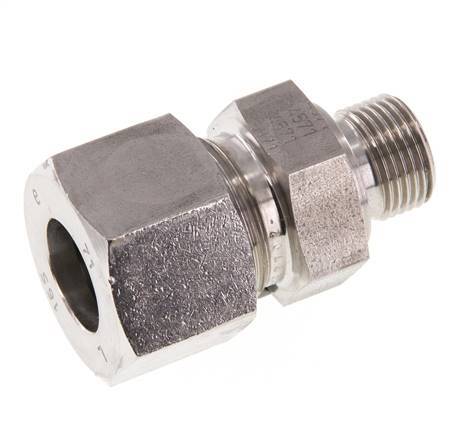 G 3/8'' mâle x 16S Anneau de coupe droit en acier inoxydable 400 Bar DIN 2353