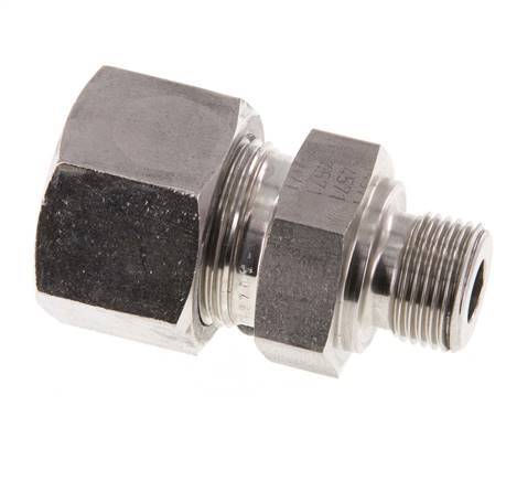 G 3/8'' mâle x 16S Anneau de coupe droit en acier inoxydable 400 Bar DIN 2353