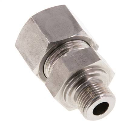 G 3/8'' mâle x 16S Anneau de coupe droit en acier inoxydable 400 Bar DIN 2353