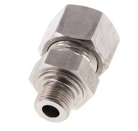G 3/8'' mâle x 16S Anneau de coupe droit en acier inoxydable 400 Bar DIN 2353