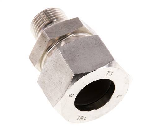 G 3/8'' Male x 18L Anneau de coupe droit en acier inoxydable 315 Bar DIN 2353