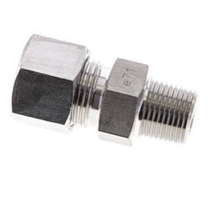 3/8'' NPT Male x 12S Stainless steel Straight Cutting Ring 630 Bar DIN 2353