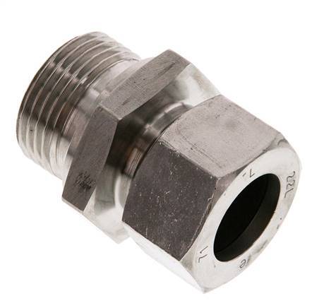 G 1'' mâle x 22L Anneau de coupe droit en acier inoxydable 160 Bar DIN 2353