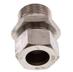 G 1'' mâle x 22L Anneau de coupe droit en acier inoxydable 160 Bar DIN 2353