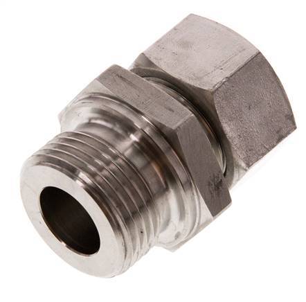 G 1'' mâle x 22L Anneau de coupe droit en acier inoxydable 160 Bar DIN 2353