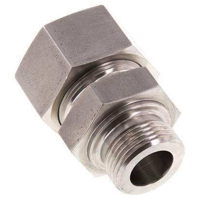 G 1'' mâle x 30S Anneau de coupe droit en acier inoxydable 400 Bar DIN 2353