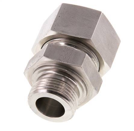 G 1'' mâle x 30S Anneau de coupe droit en acier inoxydable 400 Bar DIN 2353