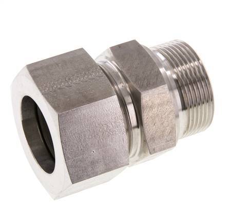 G 1 1/2'' mâle x 38S Anneau de coupe droit en acier inoxydable 315 Bar DIN 2353