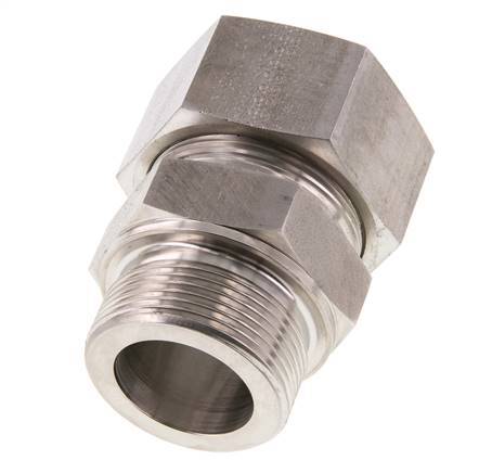 G 1 1/2'' mâle x 38S Anneau de coupe droit en acier inoxydable 315 Bar DIN 2353