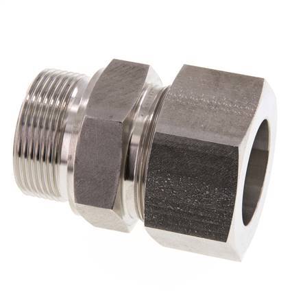 G 1 1/2'' mâle x 38S Anneau de coupe droit en acier inoxydable 315 Bar DIN 2353