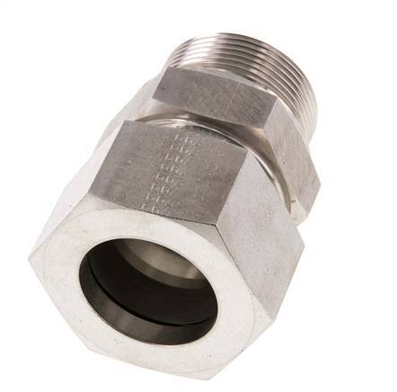 G 1 1/2'' mâle x 38S Anneau de coupe droit en acier inoxydable 315 Bar DIN 2353