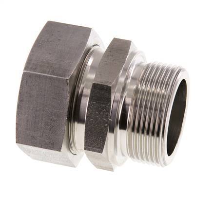 G 1 1/2'' mâle x 42L Anneau de coupe droit en acier inoxydable 160 Bar DIN 2353