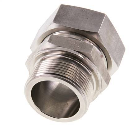 G 1 1/2'' mâle x 42L Anneau de coupe droit en acier inoxydable 160 Bar DIN 2353