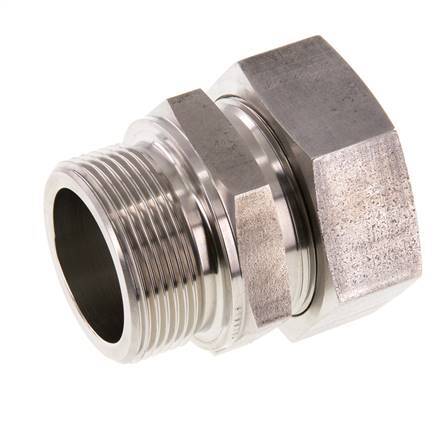 G 1 1/2'' mâle x 42L Anneau de coupe droit en acier inoxydable 160 Bar DIN 2353