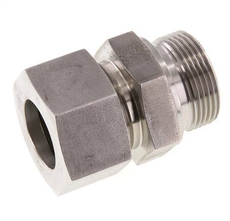 G 1 1/4'' mâle x 30S Anneau de coupe droit en acier inoxydable 400 Bar DIN 2353