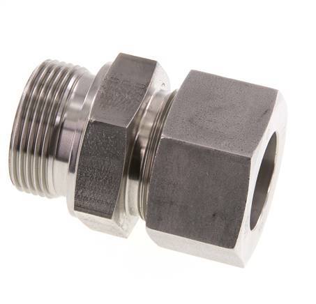 G 1 1/4'' mâle x 30S Anneau de coupe droit en acier inoxydable 400 Bar DIN 2353