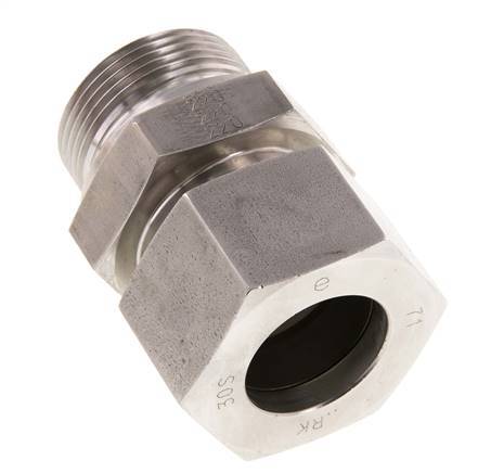 G 1 1/4'' mâle x 30S Anneau de coupe droit en acier inoxydable 400 Bar DIN 2353