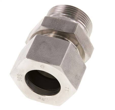 G 1 1/4'' mâle x 30S Anneau de coupe droit en acier inoxydable 400 Bar DIN 2353