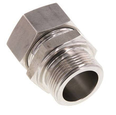 G 1 1/4'' mâle x 35L Anneau de coupe droit en acier inoxydable 160 Bar DIN 2353