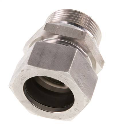 G 1 1/4'' mâle x 35L Anneau de coupe droit en acier inoxydable 160 Bar DIN 2353