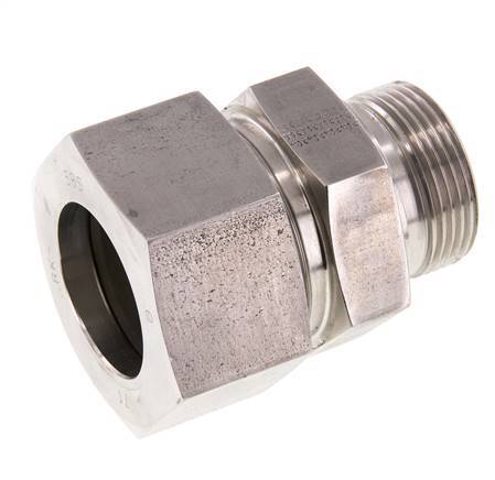 G 1 1/4'' mâle x 38S Bague coupante droite en acier inoxydable 315 Bar DIN 2353