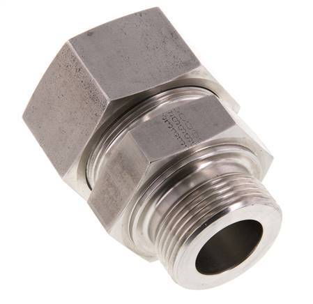 G 1 1/4'' mâle x 38S Bague coupante droite en acier inoxydable 315 Bar DIN 2353
