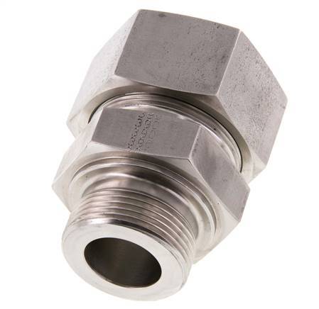 G 1 1/4'' mâle x 38S Bague coupante droite en acier inoxydable 315 Bar DIN 2353