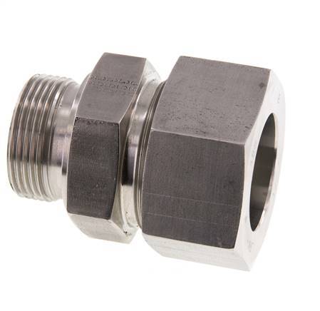 G 1 1/4'' mâle x 38S Bague coupante droite en acier inoxydable 315 Bar DIN 2353