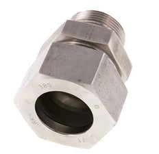 G 1 1/4'' mâle x 38S Bague coupante droite en acier inoxydable 315 Bar DIN 2353