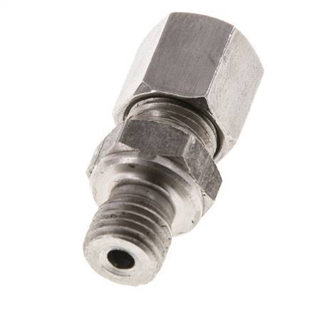 M12x1.5 Mâle x 6S Anneau de coupe droit en acier inoxydable 630 Bar DIN 2353