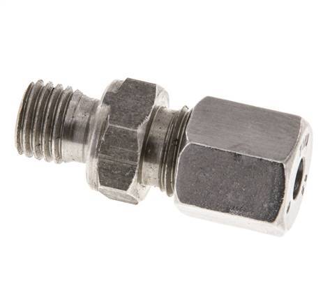 M12x1.5 Mâle x 6S Anneau de coupe droit en acier inoxydable 630 Bar DIN 2353