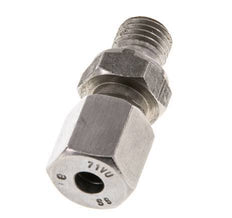 M12x1.5 Mâle x 6S Anneau de coupe droit en acier inoxydable 630 Bar DIN 2353